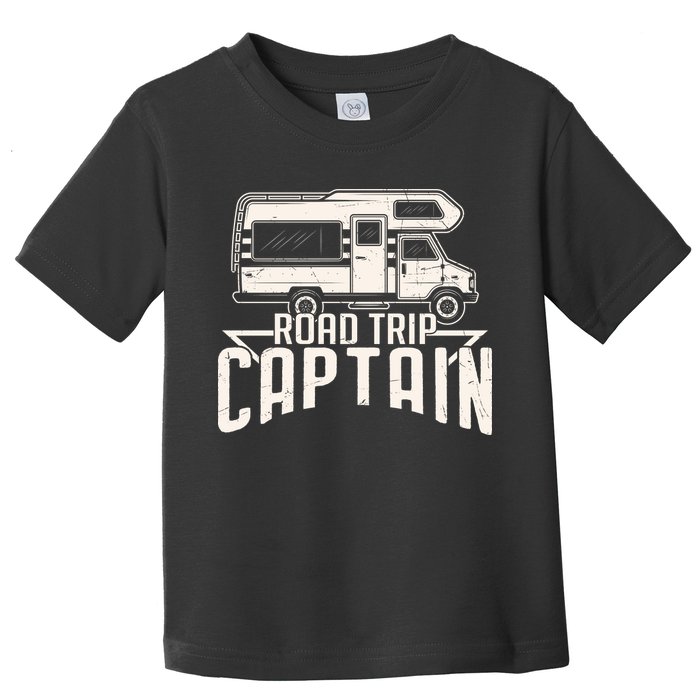 Road Trip Captain RV Summer Toddler T-Shirt