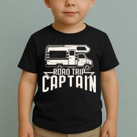 Road Trip Captain RV Summer Toddler T-Shirt