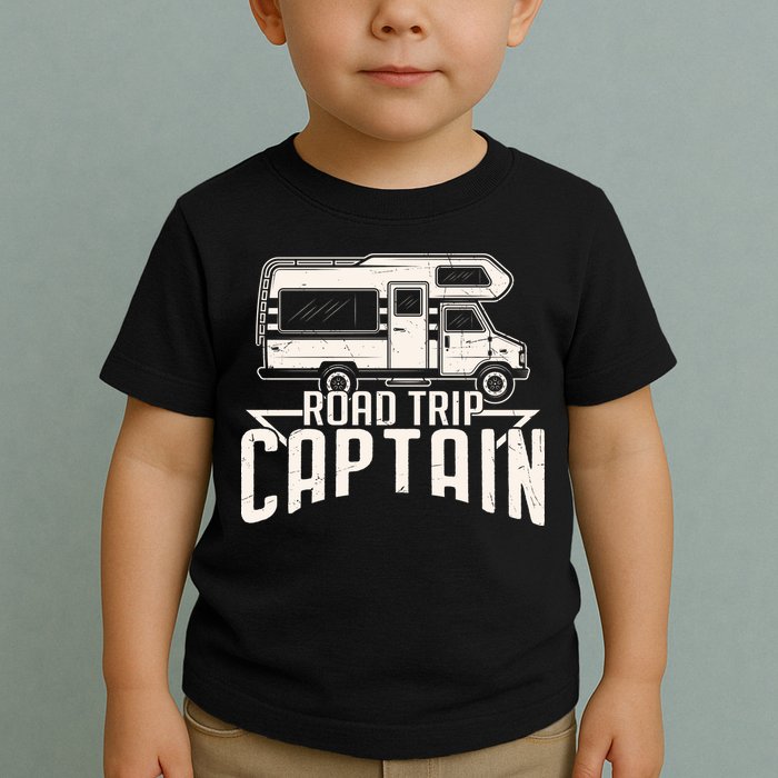 Road Trip Captain RV Summer Toddler T-Shirt