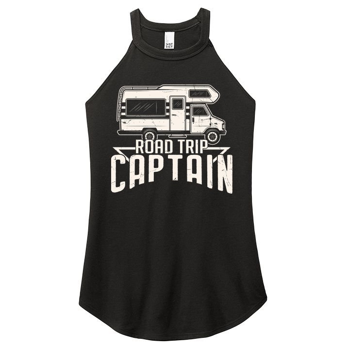 Road Trip Captain RV Summer Women's Perfect Tri Rocker Tank