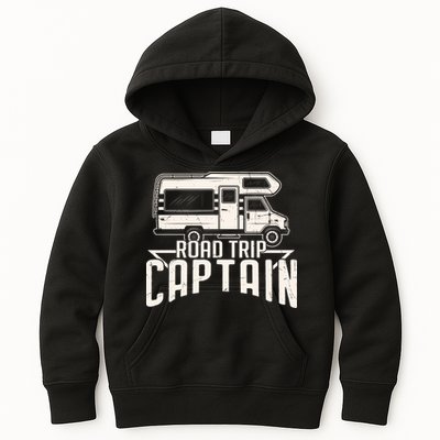 Road Trip Captain RV Summer Kids Hoodie
