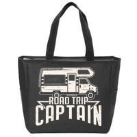 Road Trip Captain RV Summer Zip Tote Bag
