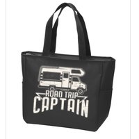 Road Trip Captain RV Summer Zip Tote Bag