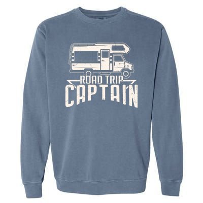 Road Trip Captain RV Summer Garment-Dyed Sweatshirt