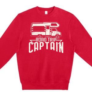 Road Trip Captain RV Summer Premium Crewneck Sweatshirt