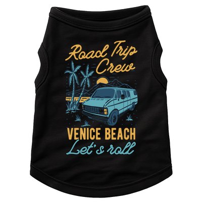 Road Trip Crew Venice Beach Lets Roll Matching Group Vannin Gift Doggie Tank