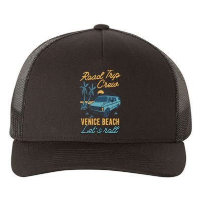 Road Trip Crew Venice Beach Lets Roll Matching Group Vannin Gift Yupoong Adult 5-Panel Trucker Hat