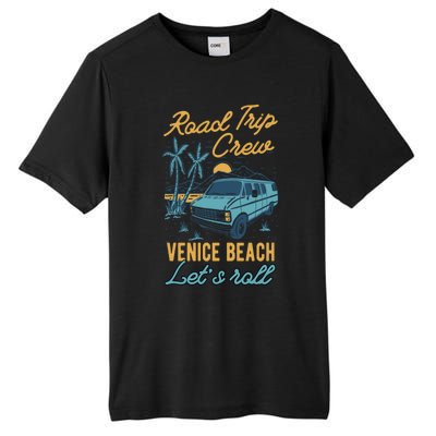 Road Trip Crew Venice Beach Lets Roll Matching Group Vannin Gift Tall Fusion ChromaSoft Performance T-Shirt