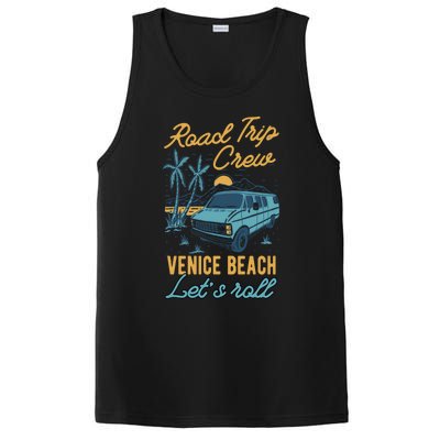 Road Trip Crew Venice Beach Lets Roll Matching Group Vannin Gift PosiCharge Competitor Tank