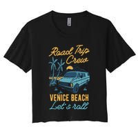 Road Trip Crew Venice Beach Lets Roll Matching Group Vannin Gift Crop Top