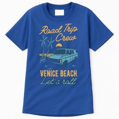 Road Trip Crew Venice Beach Lets Roll Matching Group Vannin Gift Tall T-Shirt