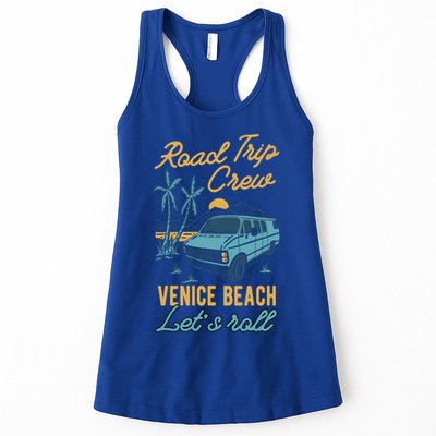 Road Trip Crew Venice Beach Lets Roll Matching Group Vannin Gift Womens Tank Top