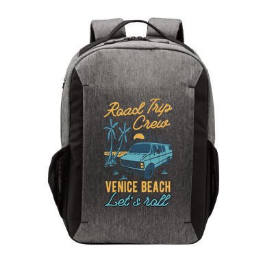 Road Trip Crew Venice Beach Lets Roll Matching Group Vannin Gift Vector Backpack