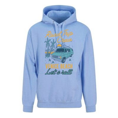 Road Trip Crew Venice Beach Lets Roll Matching Group Vannin Gift Unisex Surf Hoodie