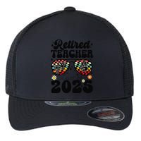 Retired Teacher Class Of 2025 School Retirement Funny Flexfit Unipanel Trucker Cap