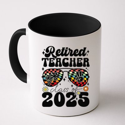 Retired Teacher Class Of 2025 School Retirement Funny Mug