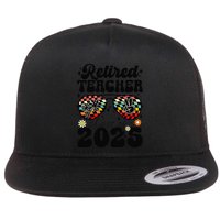 Retired Teacher Class Of 2025 School Retirement Funny Flat Bill Trucker Hat