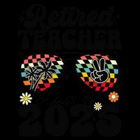 Retired Teacher Class Of 2025 School Retirement Funny 16 in Basic Backpack