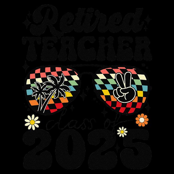 Retired Teacher Class Of 2025 School Retirement Funny 16 in Basic Backpack