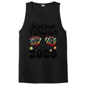 Retired Teacher Class Of 2025 School Retirement Funny PosiCharge Competitor Tank