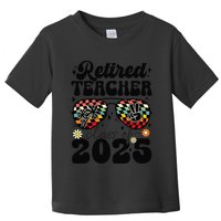 Retired Teacher Class Of 2025 School Retirement Funny Toddler T-Shirt