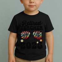 Retired Teacher Class Of 2025 School Retirement Funny Toddler T-Shirt