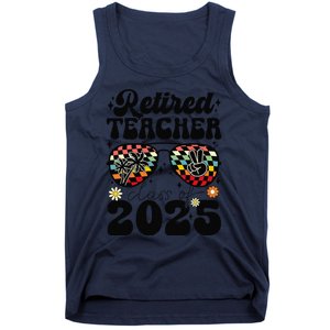 Retired Teacher Class Of 2025 School Retirement Funny Tank Top