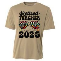 Retired Teacher Class Of 2025 School Retirement Funny Cooling Performance Crew T-Shirt