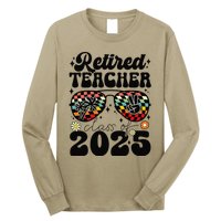 Retired Teacher Class Of 2025 School Retirement Funny Long Sleeve Shirt