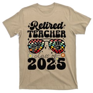 Retired Teacher Class Of 2025 School Retirement Funny T-Shirt