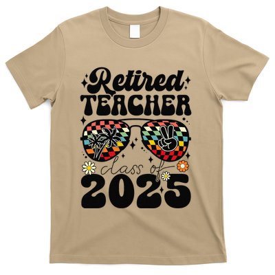 Retired Teacher Class Of 2025 School Retirement Funny T-Shirt