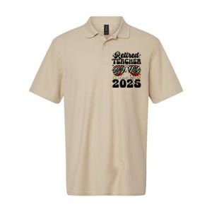 Retired Teacher Class Of 2025 School Retirement Funny Softstyle Adult Sport Polo