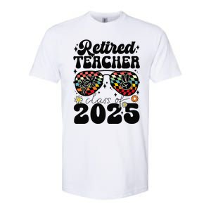 Retired Teacher Class Of 2025 School Retirement Funny Softstyle CVC T-Shirt