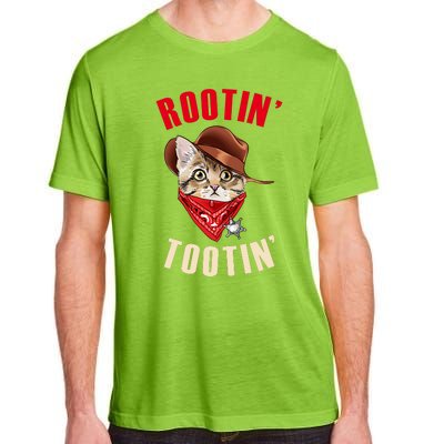 Rootin' Tootin' Cowboy Cat Meme Adult ChromaSoft Performance T-Shirt