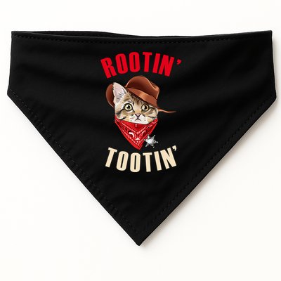 Rootin' Tootin' Cowboy Cat Meme USA-Made Doggie Bandana