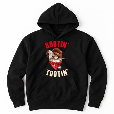 Rootin' Tootin' Cowboy Cat Meme Hoodie
