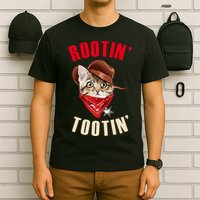 Rootin' Tootin' Cowboy Cat Meme T-Shirt