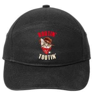 Rootin' Tootin' Cowboy Cat Meme 7-Panel Snapback Hat