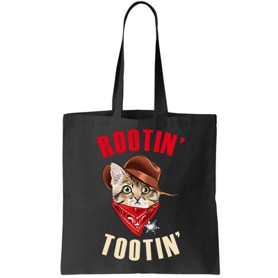 Rootin' Tootin' Cowboy Cat Meme Bag