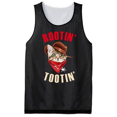 Rootin' Tootin' Cowboy Cat Meme Mesh Reversible Basketball Jersey Tank