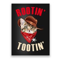 Rootin' Tootin' Cowboy Cat Meme Poster