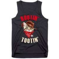 Rootin' Tootin' Cowboy Cat Meme Tank Top