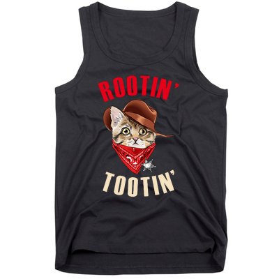 Rootin' Tootin' Cowboy Cat Meme Tank Top