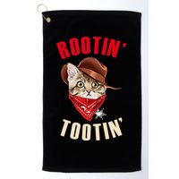 Rootin' Tootin' Cowboy Cat Meme Golf Towel