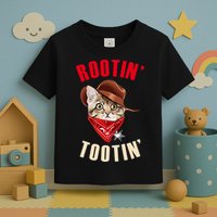 Rootin' Tootin' Cowboy Cat Meme Toddler T-Shirt