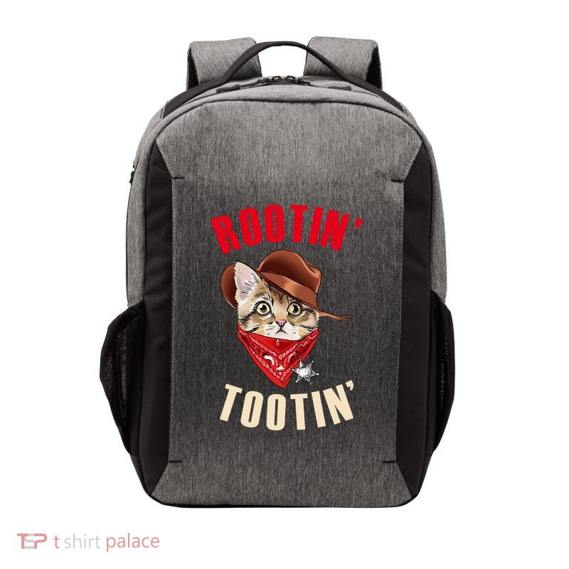 Rootin' Tootin' Cowboy Cat Meme Vector Backpack