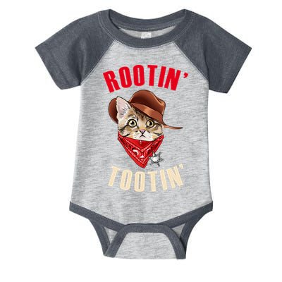 Rootin' Tootin' Cowboy Cat Meme Infant Baby Jersey Bodysuit