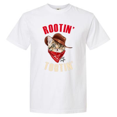 Rootin' Tootin' Cowboy Cat Meme Garment-Dyed Heavyweight T-Shirt