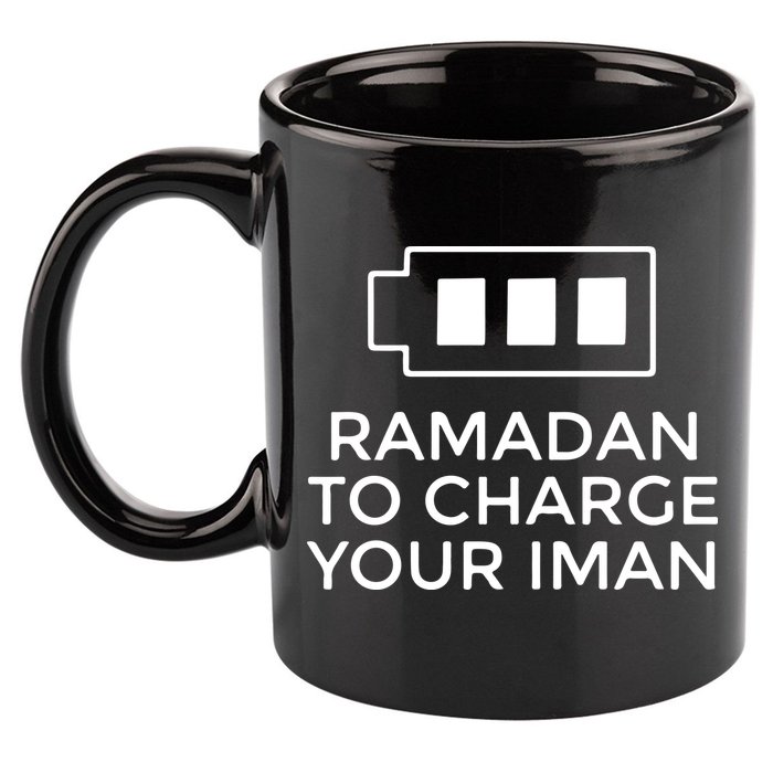 Ramadan To Charge Your Iman Gift For Ramadan Mubarak 11oz C Handle Ceramic Mug