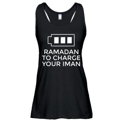 Ramadan To Charge Your Iman Gift For Ramadan Mubarak Ladies Essential Flowy Tank